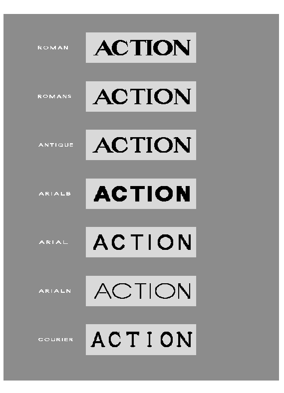 Image fonts
