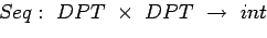\begin{eqnarray*}
Seq( < A,a>,<B,b>) & = & typeSeq( < A,a>,<B,b>)  \&\& \\
& & seq( < A,a>,<B,b>) \\
\end{eqnarray*}