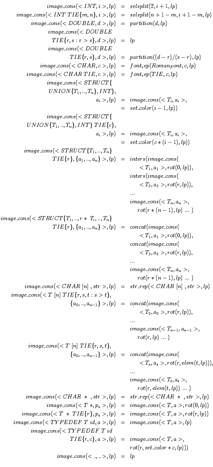 $TIE\{FUNCTION,A_{1},..,A_{n}\}$