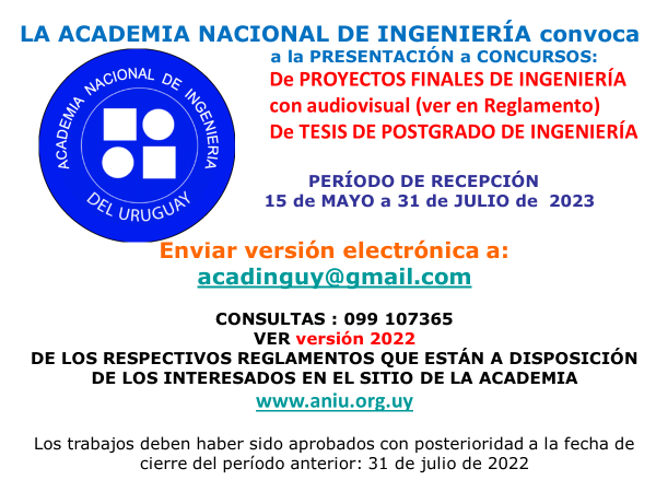 Concursos de la Academia Nacional de Ingeniería