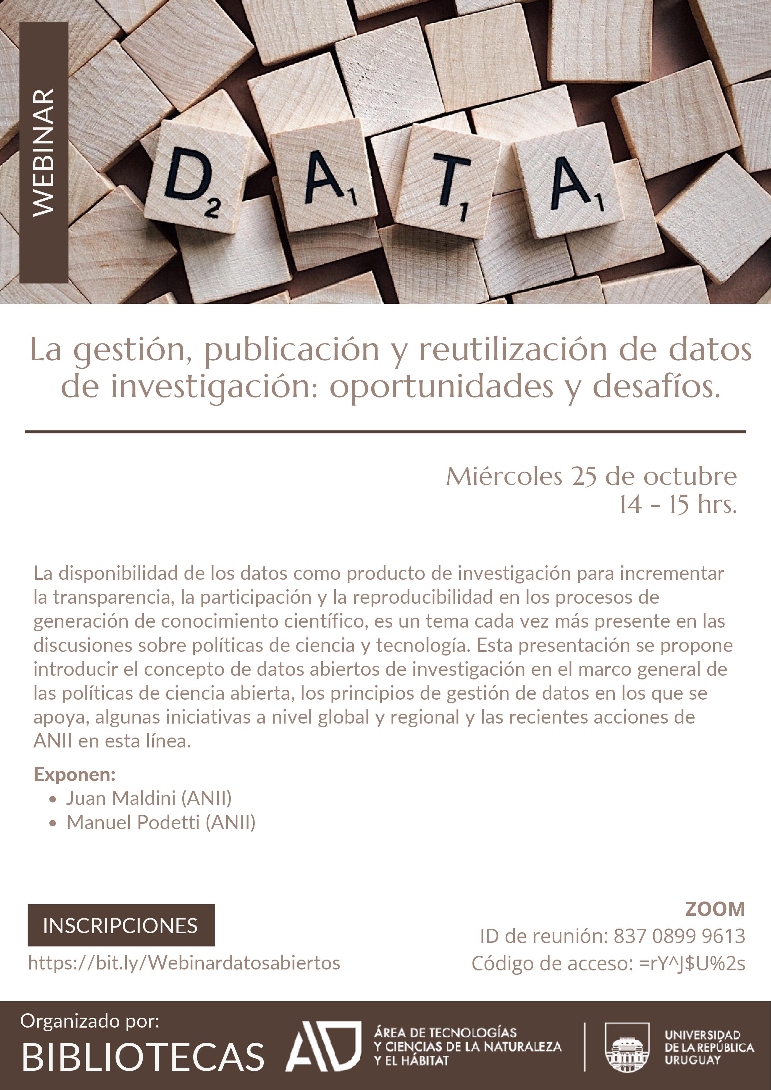 Webinar datos abiertos