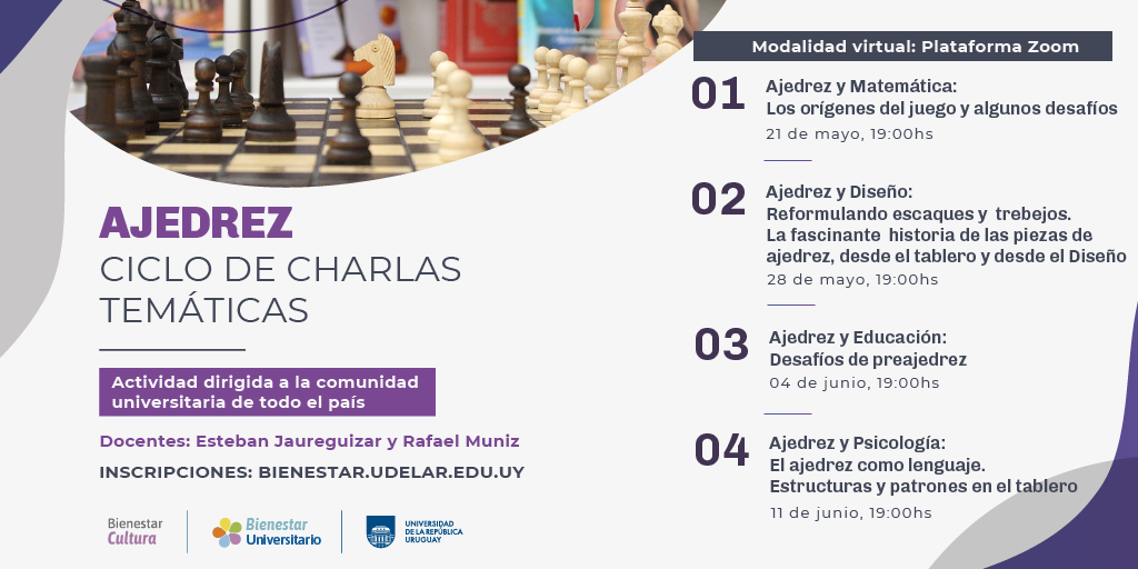 Ciclo de charlas temáticas sobre Ajedrez